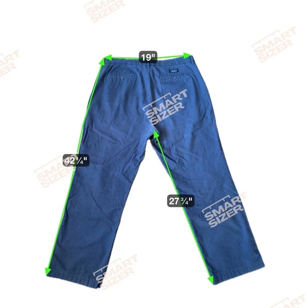 Banana Republic Emerson Mens 38x30 Blue Cotton Casual Chino Pants